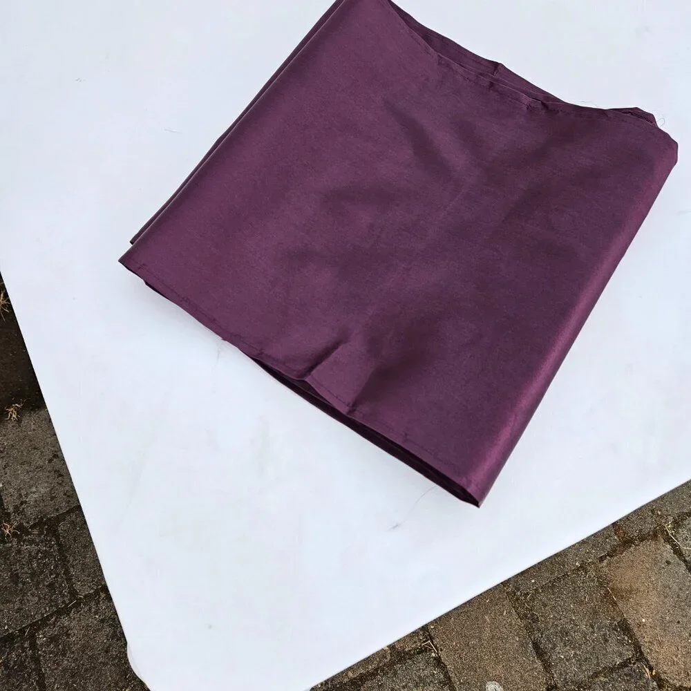 Satin Table Runners 15 Eggplant Purple 14